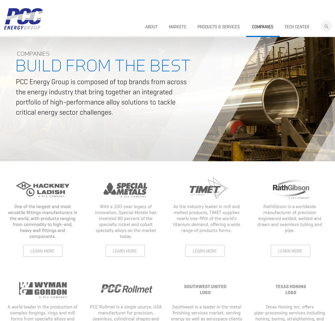 PCC Energy Website